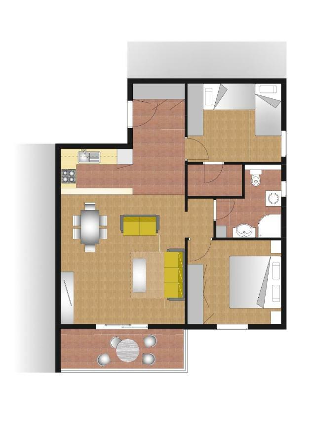 Apartment Sanja Baška Voda Exterior foto